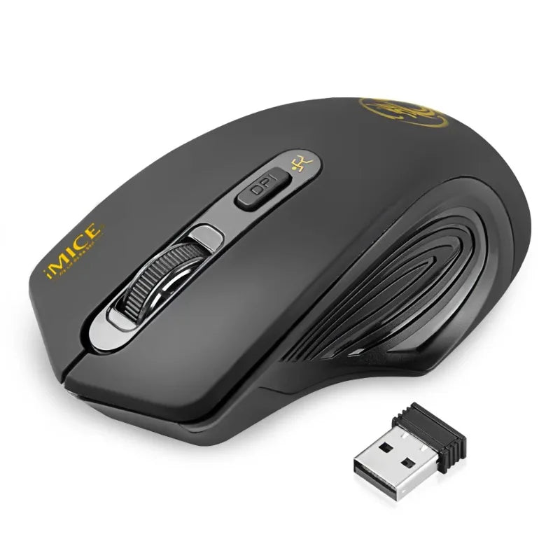 New Wireless Mouse 2000DPI Adjustable USB 3.0 Receiver Optical Computer Mouse 2.4GHz Gaming Mice Ergonomic Design For Laptop
