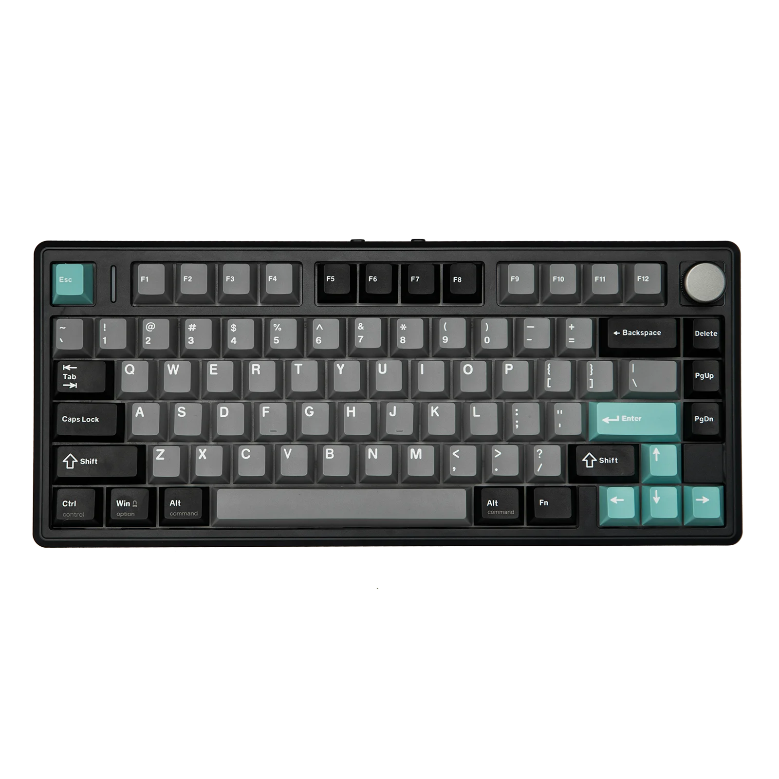 EPOMAKER TH80 V2 75% ANSI US Layout Wired/Bluetooth/2.4Ghz Wireless Mechanical Gaming Keyboard with Programmable Keys & Knob