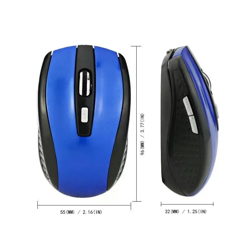 2.4G Wireless Mouse Silent Mouse Portable Charging Mobile Optical Office Mouse Adjustable DPI Level For Office Desktop Computer
