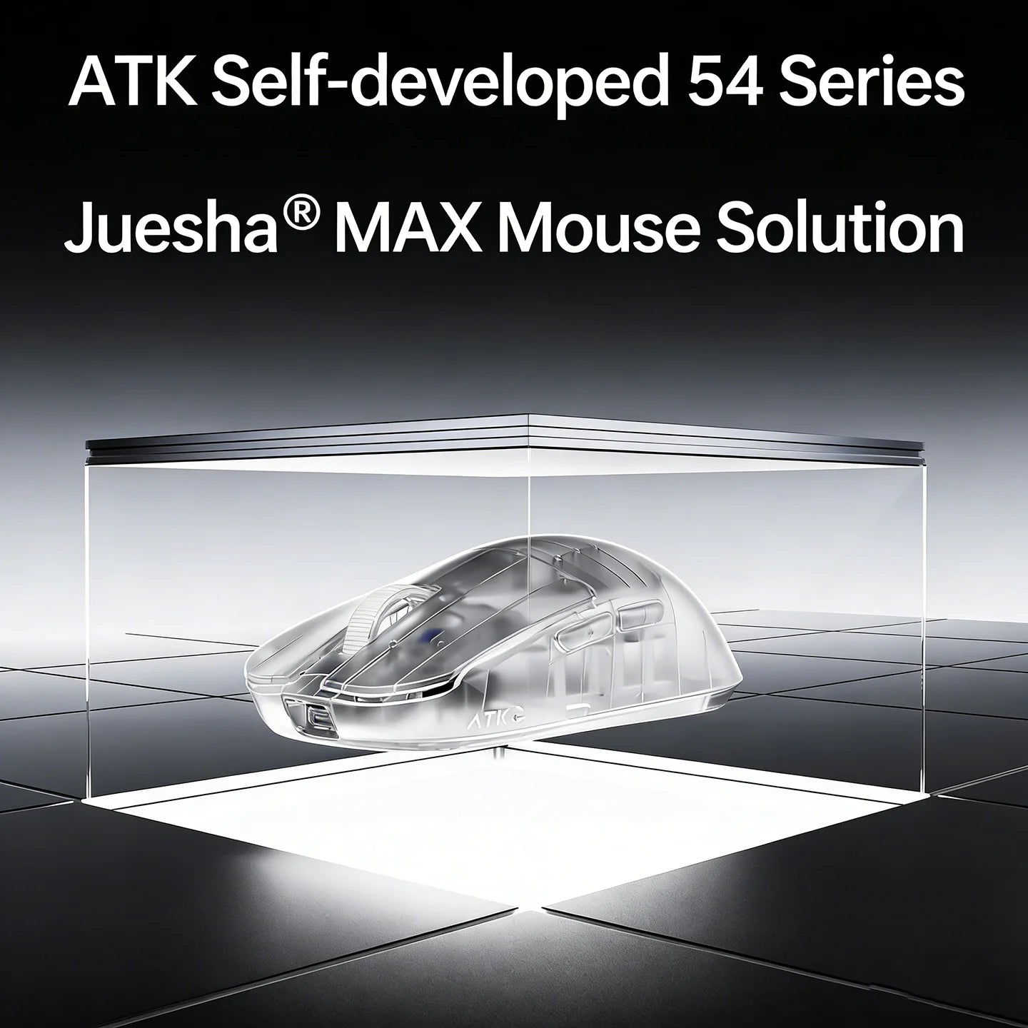 ATK ZERO Lightweight Gaming Mouse 39g Dual Mode PAW3950Ultra Dual 8KHz Ergonomic Esports Mice For Valorant Delta Force FPS Gamer